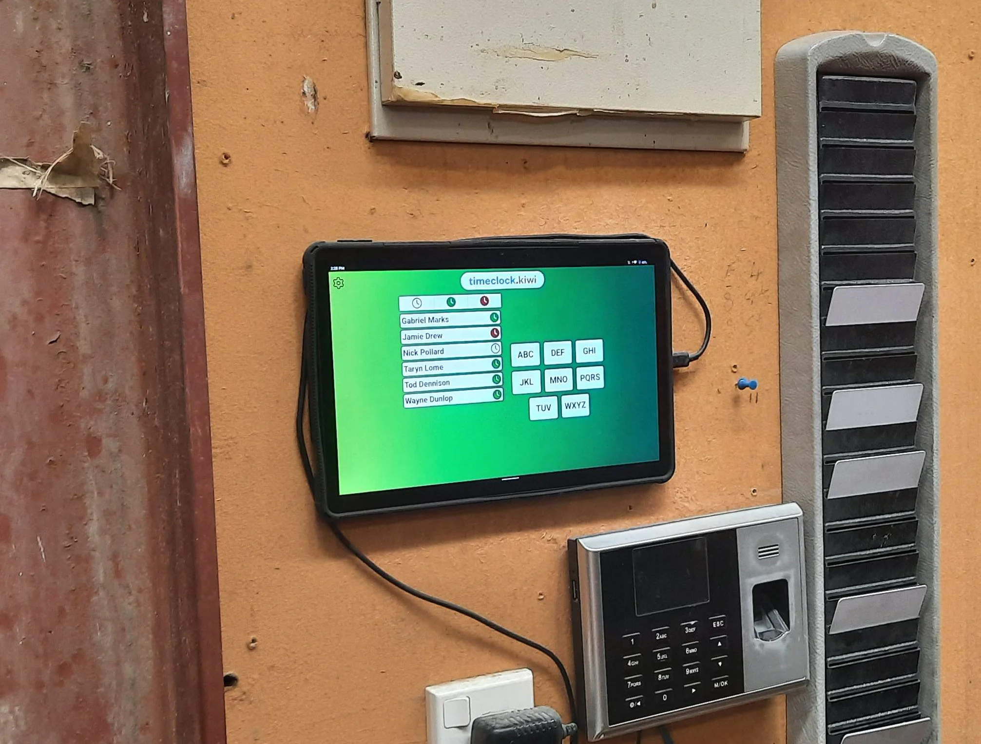 Punch Clock Timeclock.Kiwi